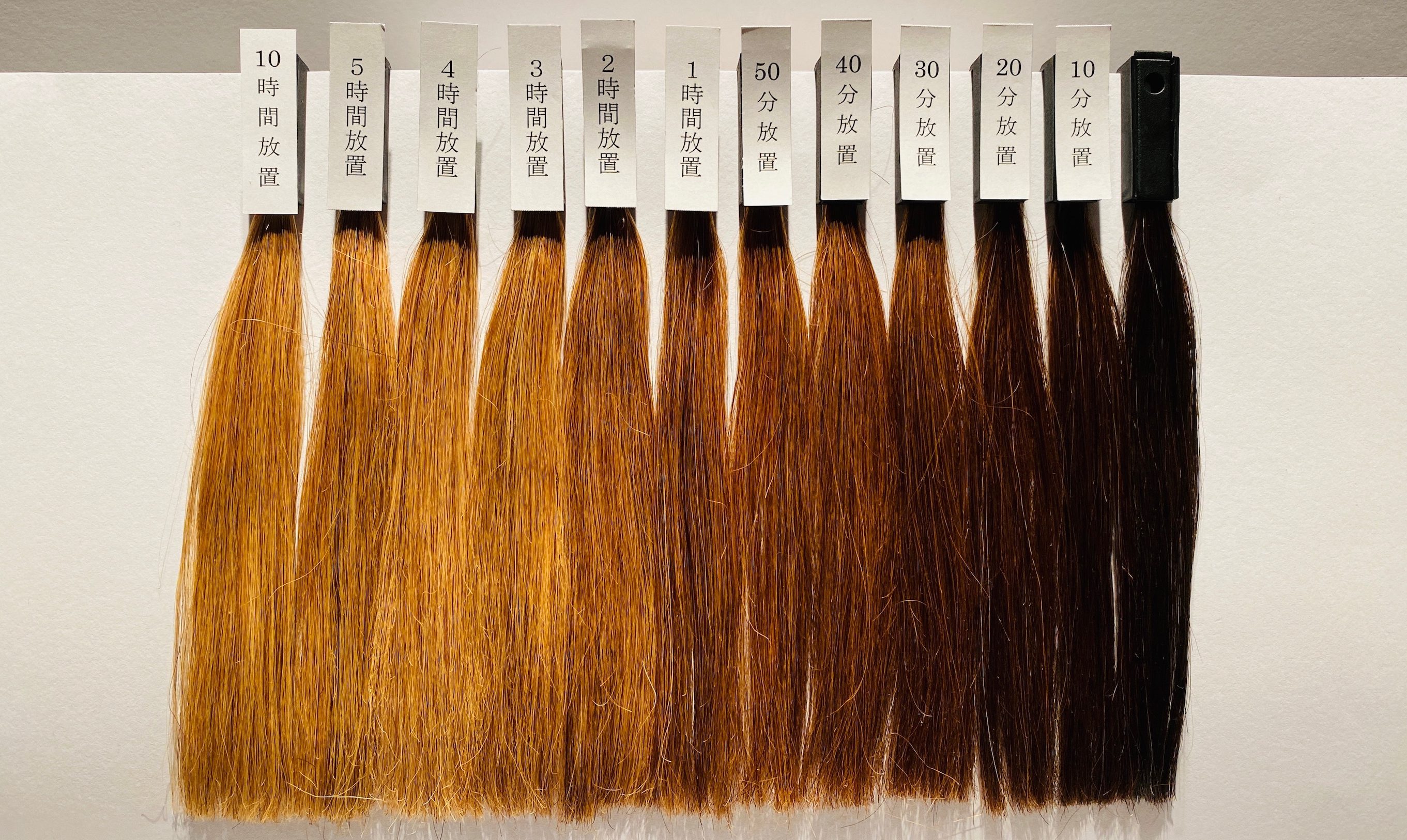 ブリーチの放置時間と回数による髪色の変化 Q For You Beauty Salon